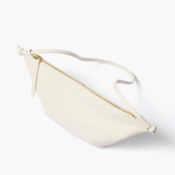 Freda Salvador Elodie Crescent Bag in bone nappa - NWOT - Picture 4 of 16